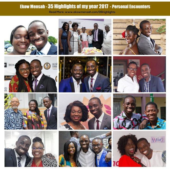 Ekow Mensah - Highlights of my year 2017 - Personal